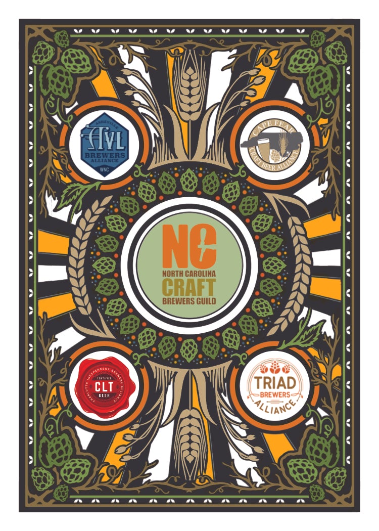 NC Craft Brewery Poker Cards